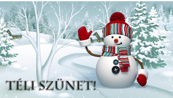 Téli szünet 2023.