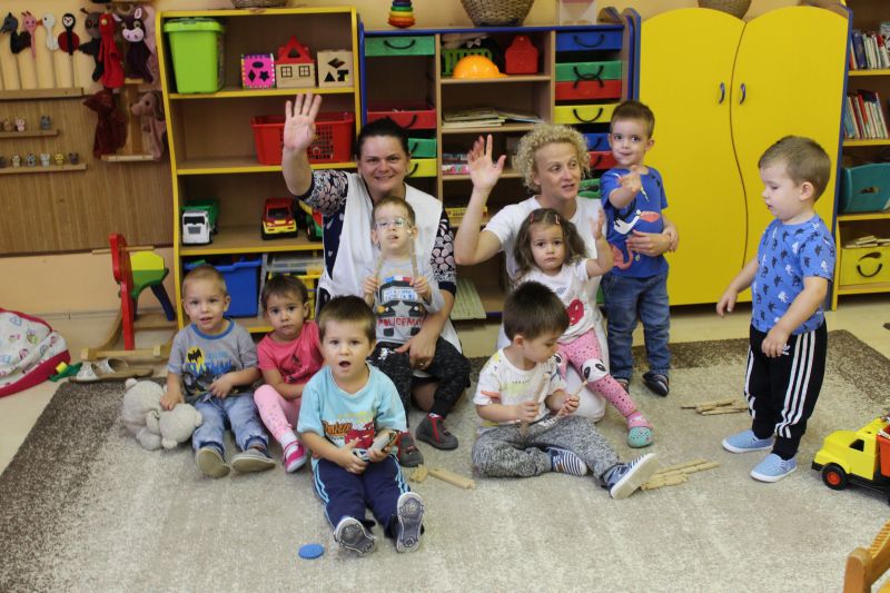 Szivárvány csoport - Első napok az oviban